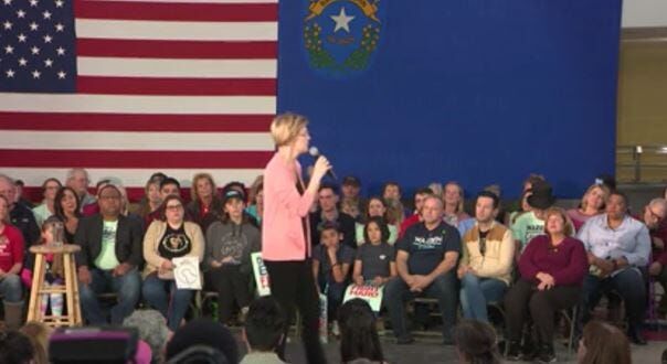 Elizabeth Warren Holds Rally in Reno Ahead of Saturday's Caucus