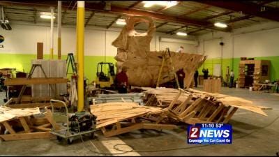 Biggest Sculpture 'Embrace' Being Built in Sparks