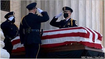 Ginsburg is First Woman to Lie in State at U.S. Capitol