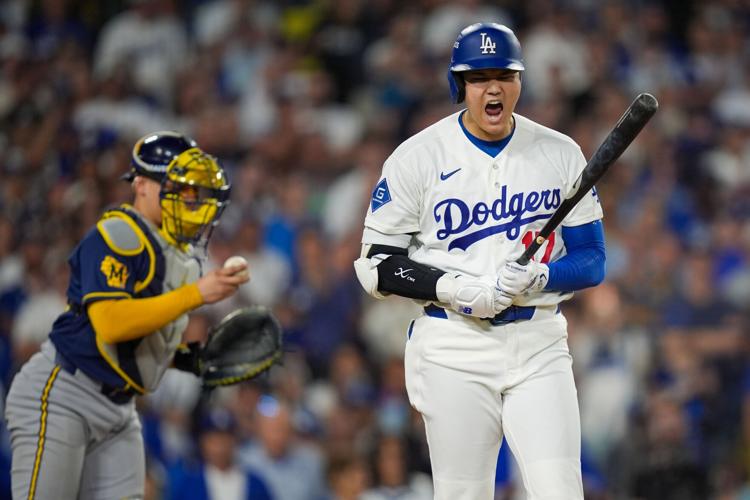 APTOPIX NLCS Brewers Dodgers Baseball
