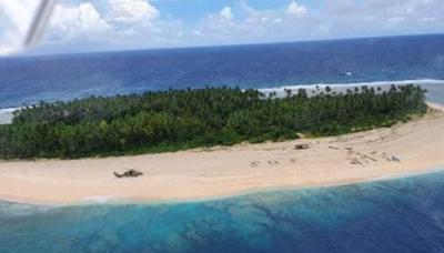Three Men Rescued From Pacific Island After Writing SOS in Sand