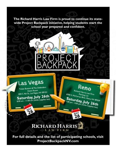Project Backpack flyer