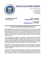 Attorney General Ford Joins Bipartisan Effort Urging U.S. Department of Justice to Help Address Illegal Offshore Gaming.pdf