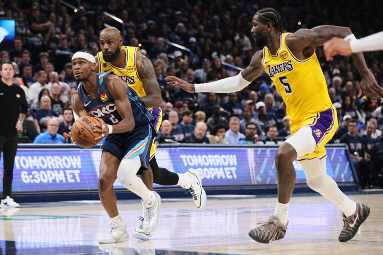 Lakers Thunder Basketball