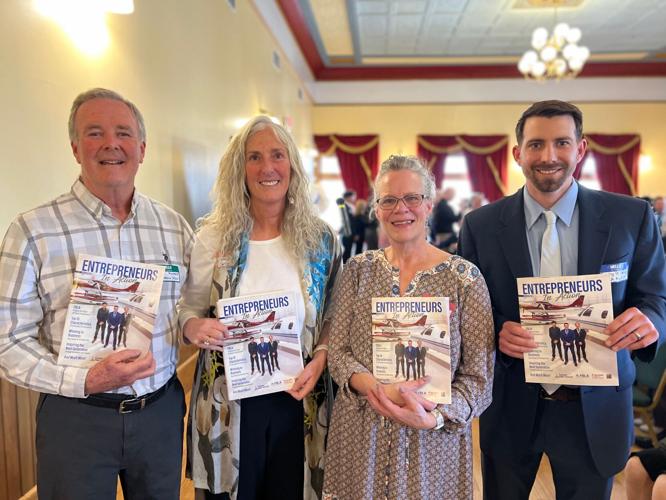 Entrepreneurs In Action Team Leaders John Rogers, Jenny Treece, Angila Golik and Cody Downing