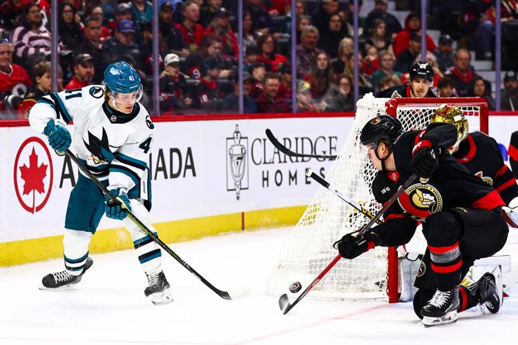Sharks Senators Hockey