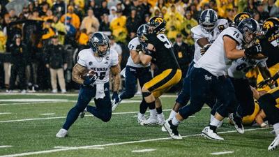 Nevada Falls to Iowa, 27-0