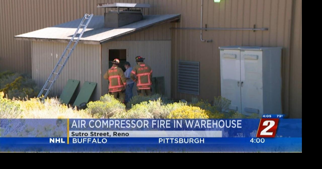Air Compressor Fire on Sutro Street News