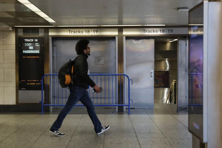 Photos show strike action as North America’s largest commuter rail system shuts down