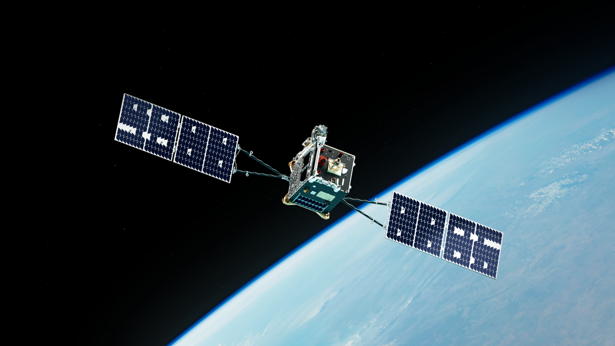 Otter Satellite in Space