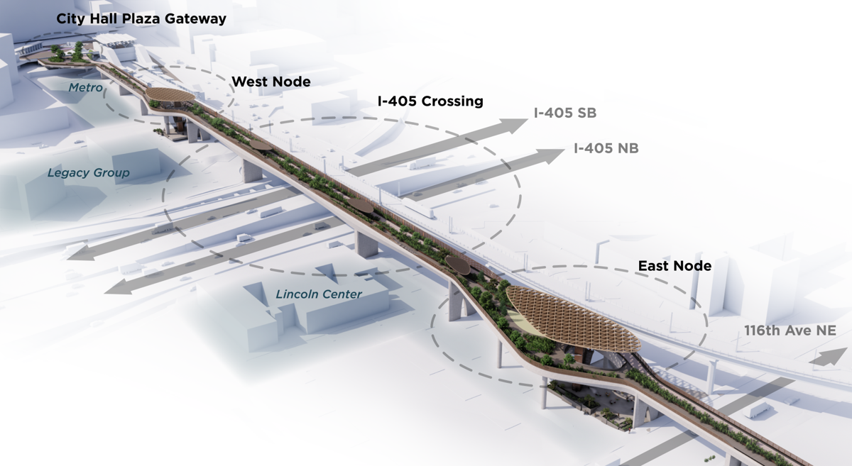 A Look at Design Concepts for Bellevue's I-405 Crossing | News