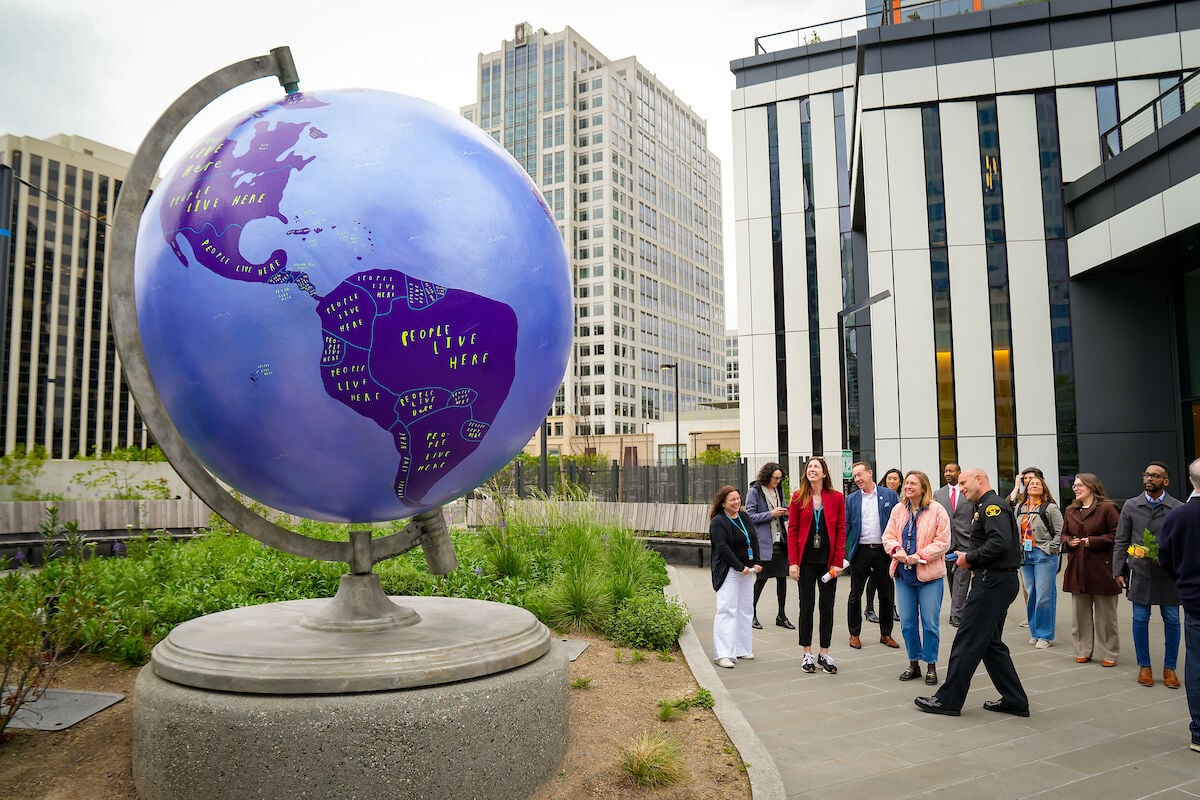 Amazon Welcomes Public to 1.75-Acre Open Space, Sculptures Near