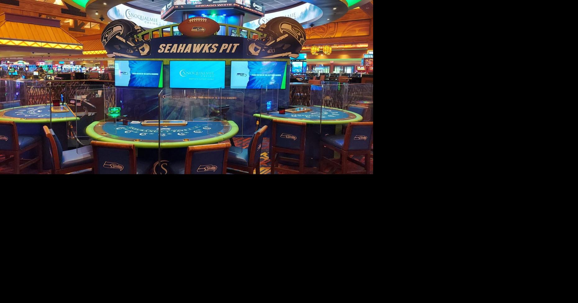 Snoqualmie Casino Unveils SeahawksThemed Table Games Pit A&E