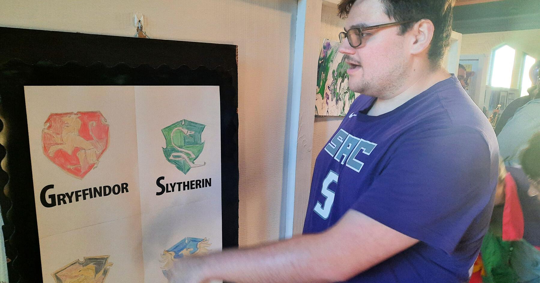 Young artists at Y.A.L.E. School display their creativity at Cherry Hill art show. - Vimarsana News
