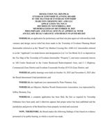 Marlton Crossing Planning Board resolution