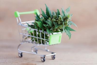 MARIJUANA IN SHOPPING CART