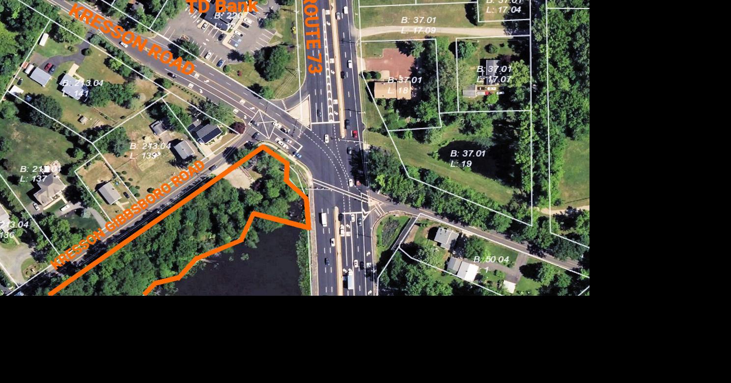 Voorhees to buy property to rebuild 'disorienting intersection' at Route 73 and Kresson Road.