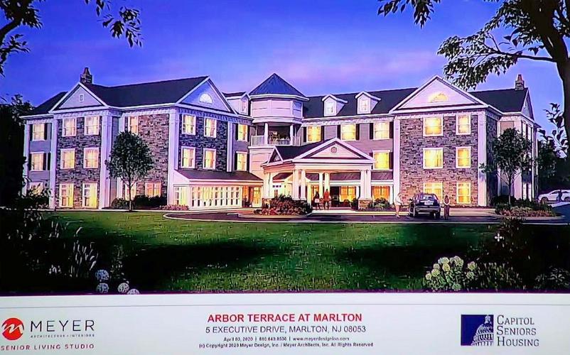 Rendering of senior facility in Evesham