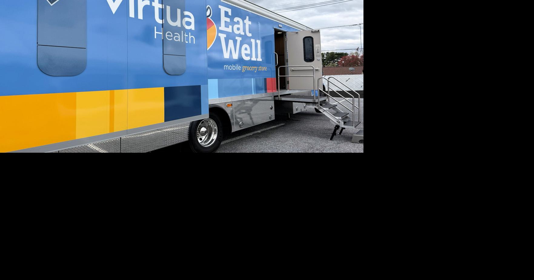 Virtua unveils its 40-foot, multi-wheeled vehicle to attack food insecurity in South Jersey communities.