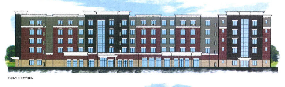 Hotel front elevation