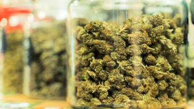 CANNABIS JARS SHUTTERSTOCK