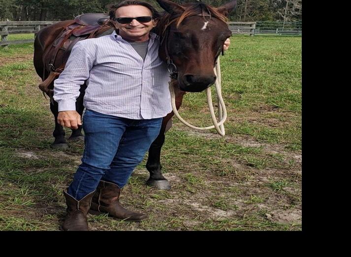 Bill Green with horse STAFFORD FARM