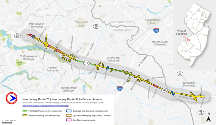 10252022 ROUTE 70 CONSTRUCTION MAP