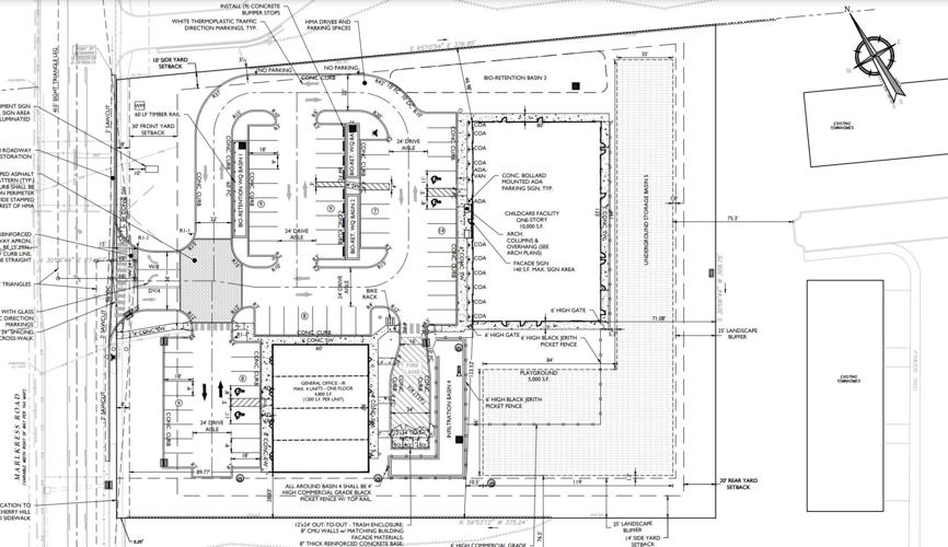 Day care, commercial building planned for 2.5 acres next to post office