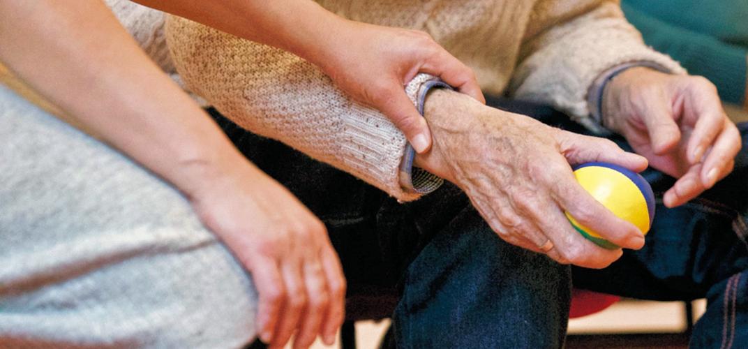 elderly hands