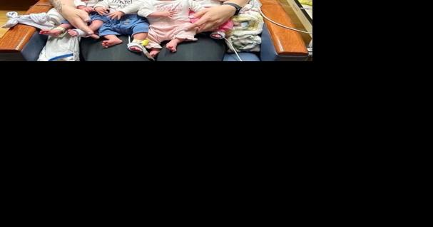 Defying the Odds: Alabama Couple Welcomes Quadruplets as Two Sets of Identical Twins - Vimarsana News
