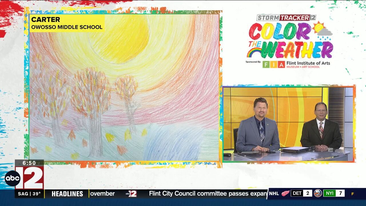 Color the Weather for Oct. 24, 2025: Carter | Color The Weather