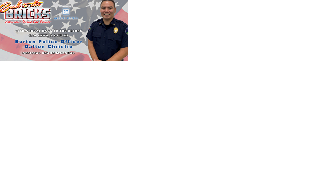 Burton police officer shot on duty is Back to the Bricks grand marshal - Vimarsana News
