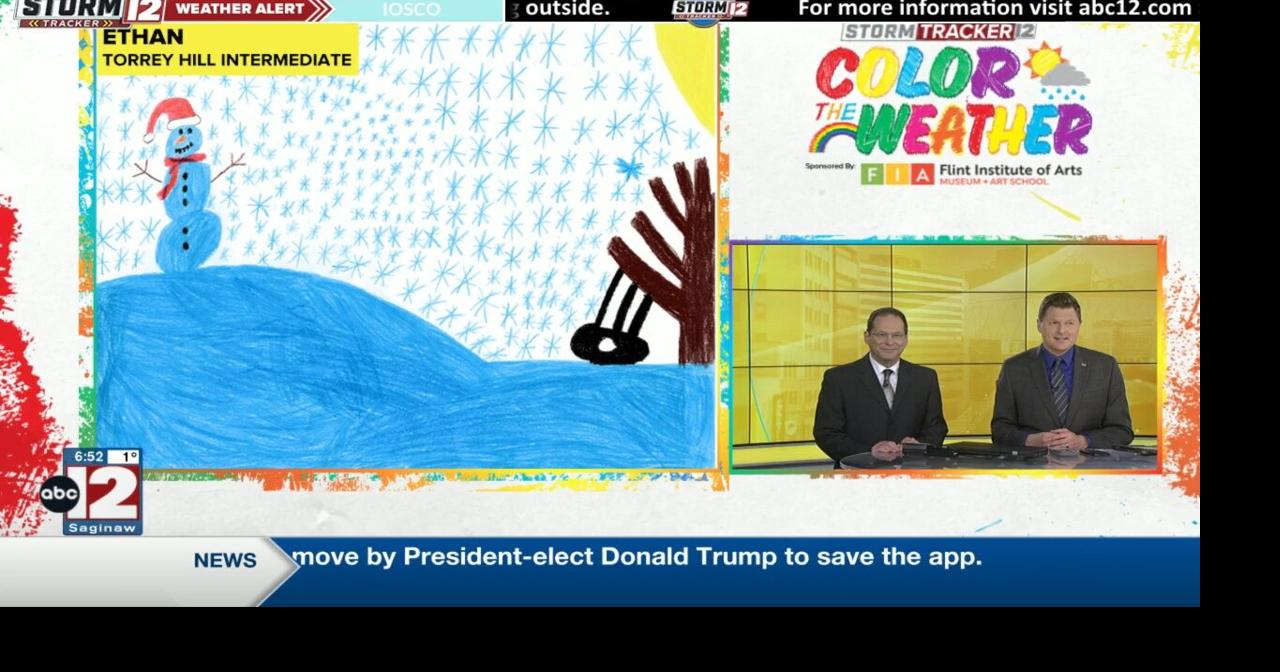 Color the Weather for Jan. 20, 2025: Ethan | Color The Weather | abc12.com