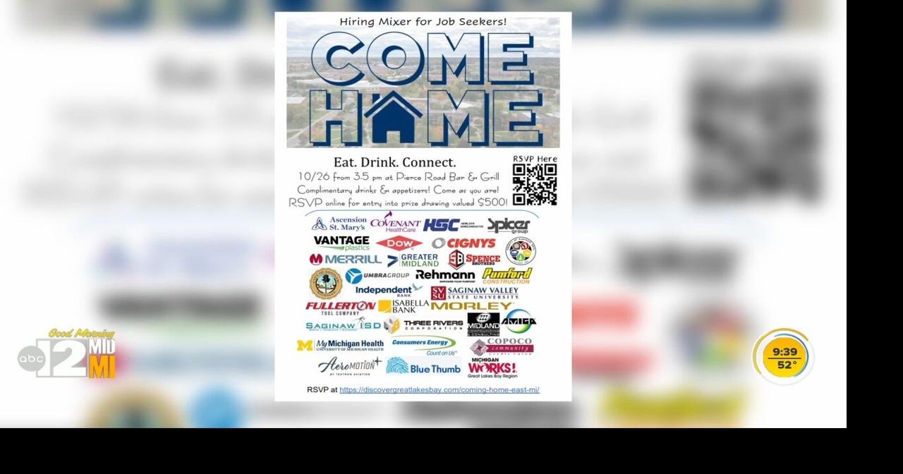 Saginaw Future hosting hiring mixer at Pierce Road Bar & Grille Good