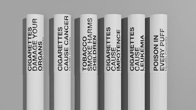 Canada will start putting health warnings on individual cigarettes. It will be the first country to do so