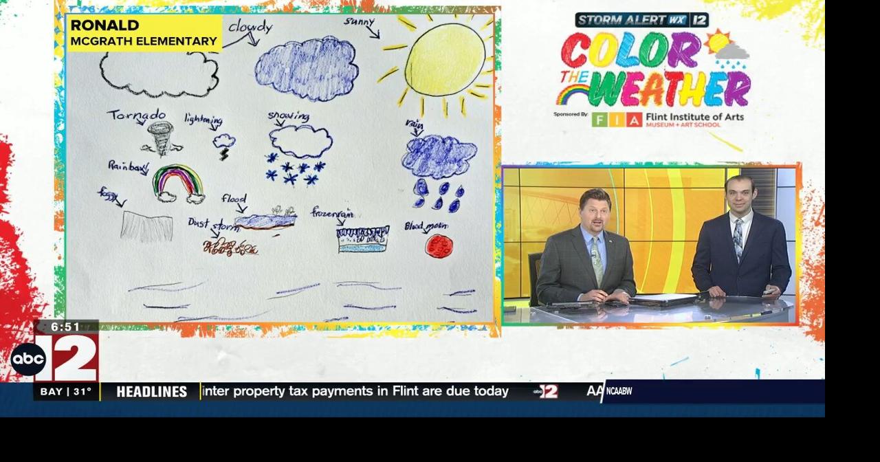 Color the Weather for Feb. 16, 2026: Ronald | Color The Weather | abc12.com