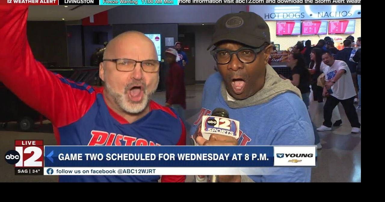 Detroit Pistons fans still confident in their team after a Game One First Round Series loss to Magic 112-101