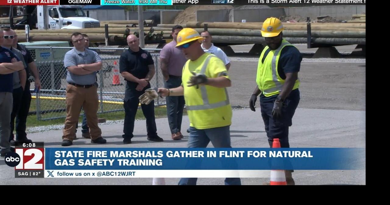 Flint hosts natural gas emergency training for Michigan fire marshals