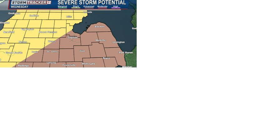 Tornado Watch issued for much of Mid-Michigan on Wednesday - Vimarsana News
