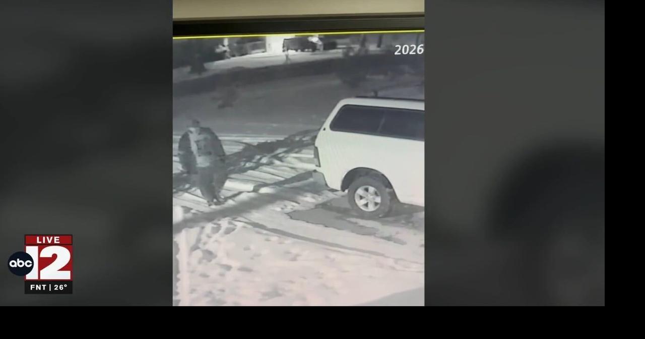 Saginaw-area police release new video of tire slashing suspect | Crime ...