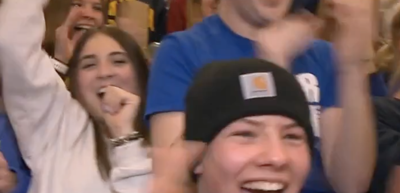 Chesaning's student section wins the Fan Zone