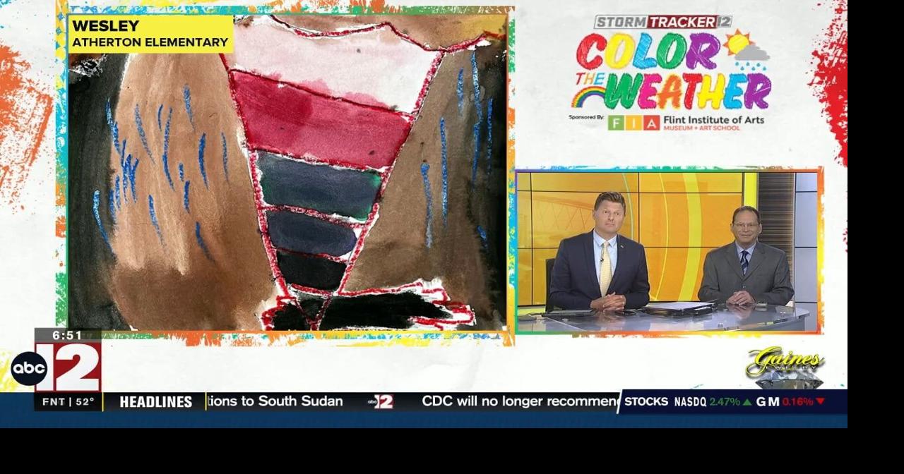 Color the Weather for May 28, 2025: Wesley | Color The Weather | abc12.com