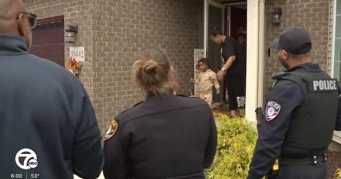 Inkster brothers abducted by their father reunite with the police officers who helped rescued them