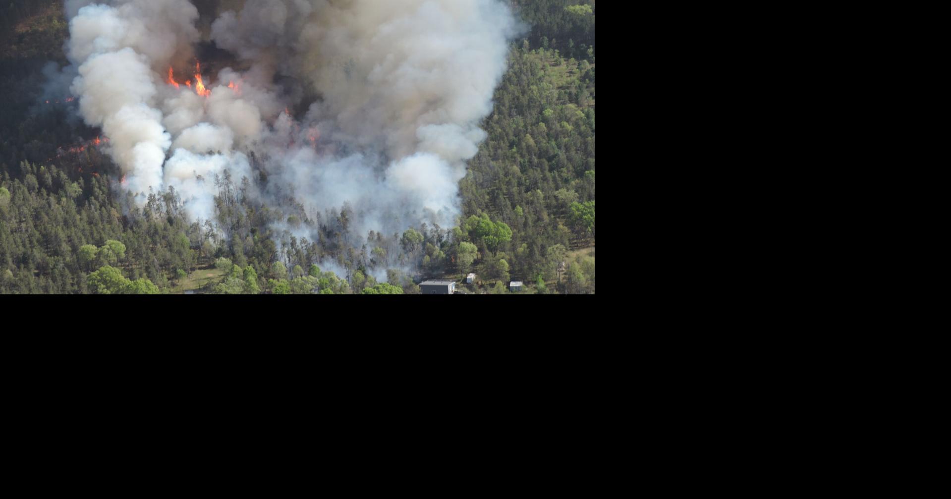 Campfire blamed for causing 136acre wildfire in Northern Michigan