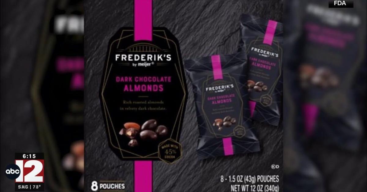 Meijers Raspberry Almonds Meijer recalls dark chocolate covered almonds for allergy risk ...