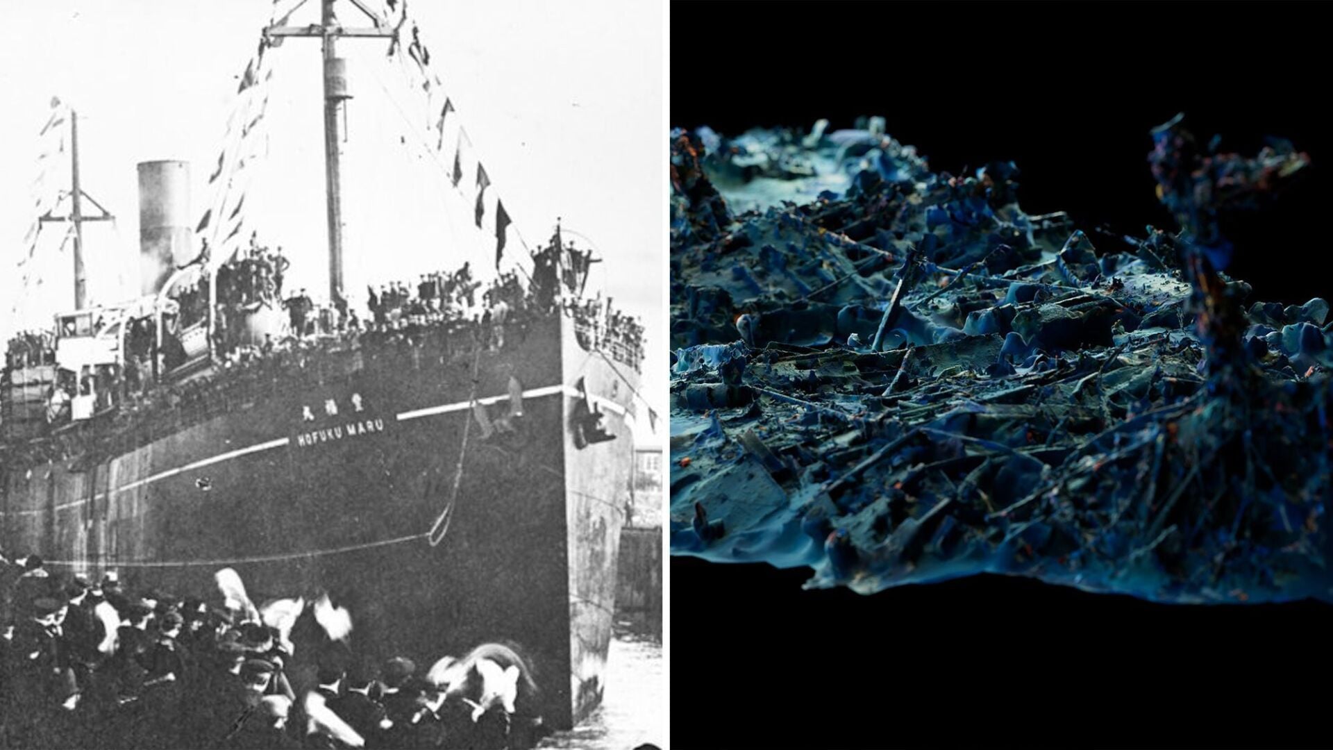 Sunken wreck of WWII 'hell ship' used to transport POWs discovered