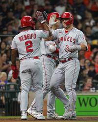 Mike Trout hits two-run homer in Angels' win over Guardians - Los