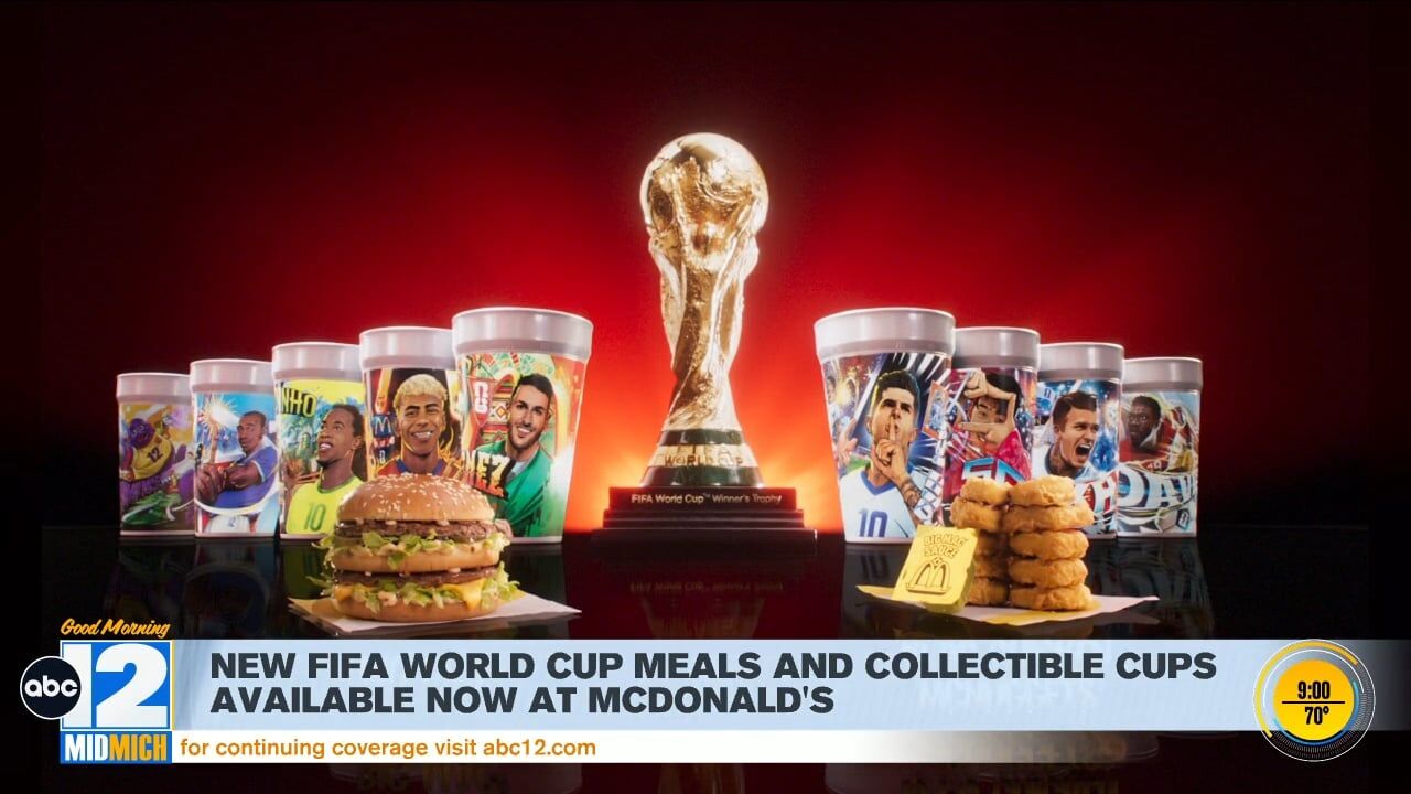 McDonalds FIFA World Cup 限定カップ 3個セット New FIFA World Cup meals and collectible cups at McDonald's