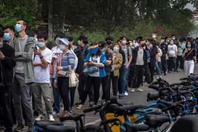 Beijing tests 20 million residents amid 'fast and furious' Omicron outbreak | Coronavirus | abc12.com