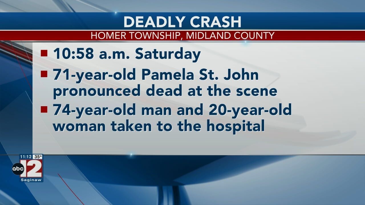 71-year-old dead after car crash that occurred in Midland | Local |  abc12.com